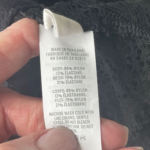 Aerie Front‎ Closure Black Lace Strappy Bra-let - Picture 10 of 10